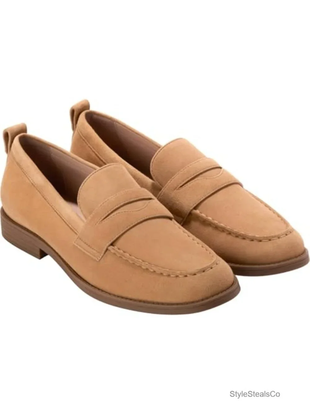 Penny Loafers with Cushioned Footbed Leather